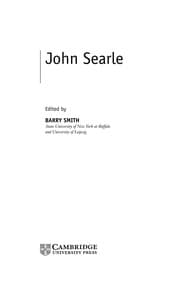 Tapa de John Searle