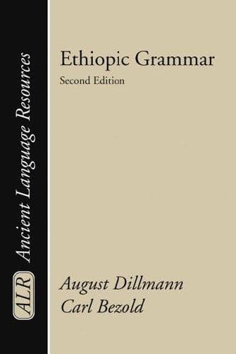 Tapa de Ethiopic Grammar (Ancient Language Resources)