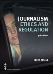 Tapa de Journalism ethics and regulation