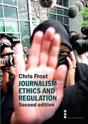 Tapa de Journalism ethics and regulation