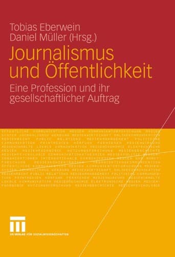 Tapa de Journalismus und Öffentlichkeit