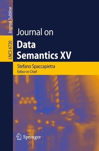 Tapa de Journal on Data Semantics XV