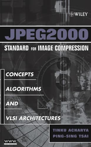 Tapa de JPEG2000 standard for image compression