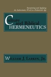 Tapa de Culture and Biblical Hermeneutics