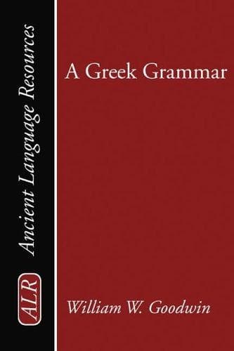Tapa de A Greek Grammar