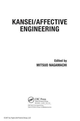 Tapa de Kansei/affective engineering