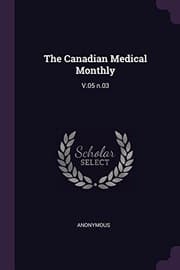 Tapa de The Canadian Medical Monthly: V.05 n.03