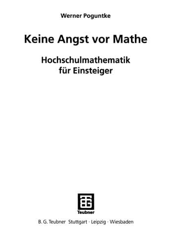 Tapa de Keine Angst vor Mathe