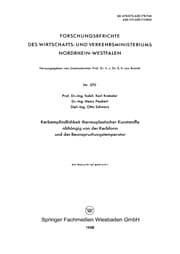 Tapa de Kerbempfindlichkeit thermoplastischer Kunststoffe abhängig von der Kerbform und der Beanspruchungstemperatur