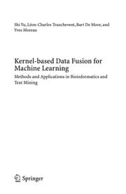 Tapa de Kernel-based Data Fusion for Machine Learning