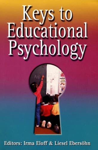 Tapa de Keys to educational psychology