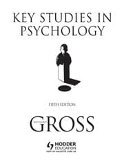 Tapa de Key studies in psychology