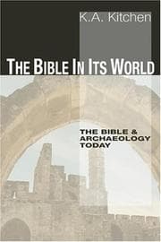Tapa de The Bible in its world