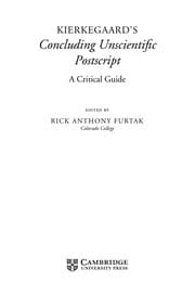 Tapa de Kierkegaard's Concluding unscientific postscript