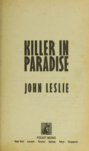 Tapa de Killer in paradise