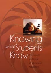 Tapa de Knowing what students know