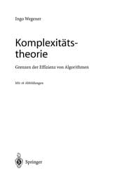 Tapa de Komplexitätstheorie
