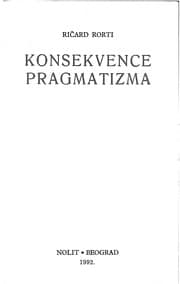 Tapa de Konsekvence pragmatizma