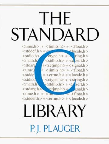 Tapa de The Standard C Library