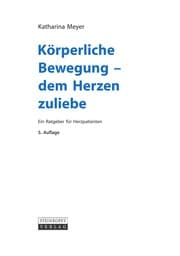 Tapa de Körperliche Bewegung - dem Herzen zuliebe