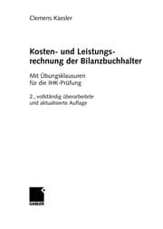 Tapa de Kosten- und Leistungsrechnung der Bilanzbuchhalter