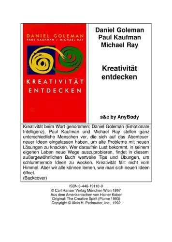 Tapa de Kreativität entdecken