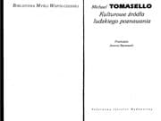 Tapa de Kulturowe źródła ludzkiego poznawania