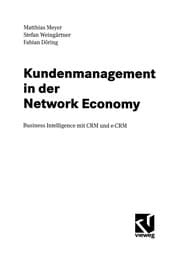 Tapa de Kundenmanagement in der Network Economy