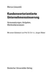 Tapa de Kundenwertorientierte Unternehmenssteuerung