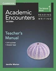 Tapa de Academic Encounters Level 1 (The Natural World, Level 1)