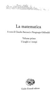 Tapa de La matematica