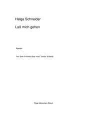Tapa de Lass mich gehen