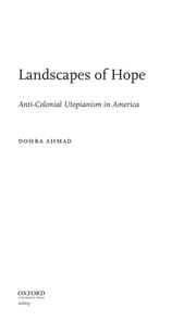 Tapa de Landscapes of hope