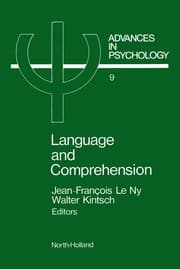 Tapa de Language and comprehension