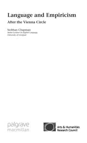 Tapa de Language and empiricism