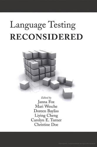 Tapa de Language testing reconsidered