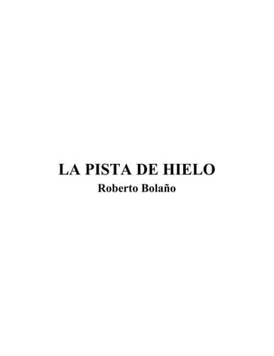 Tapa de La pista de hielo