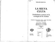 Tapa de La selva culta