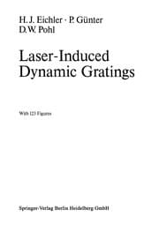 Tapa de Laser-Induced Dynamic Gratings