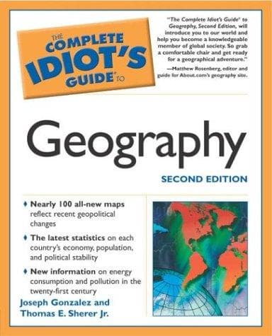 Tapa de The complete idiot's guide to geography