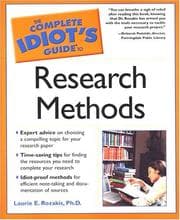 Tapa de The complete idiot's guide to research methods