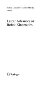 Tapa de Latest Advances in Robot Kinematics