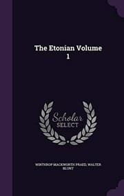 Tapa de The Etonian Volume 1