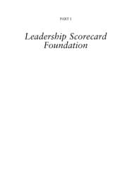 Tapa de The leadership scorecard