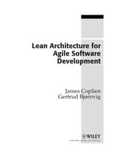 Tapa de Lean architecture for agile software development