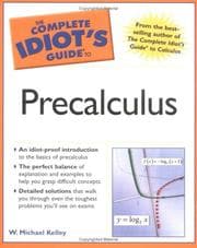 Tapa de The Complete Idiot's Guide to Precalculus