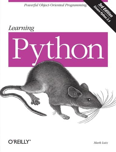 Tapa de Learning Python