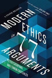 Tapa de Modern ethics in 77 arguments