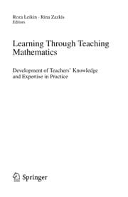 Tapa de Learning through teaching mathematics
