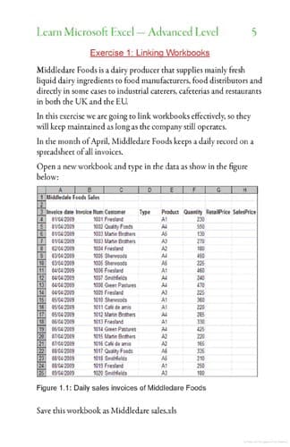 Tapa de Learn Microsoft Excel at advanced level